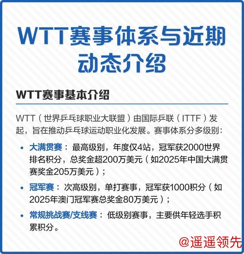 WTT版权成助推引擎 加力乒乓职业化